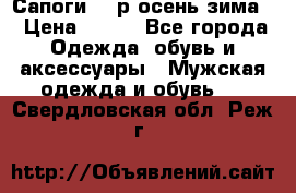 Сапоги 35 р.осень-зима  › Цена ­ 700 - Все города Одежда, обувь и аксессуары » Мужская одежда и обувь   . Свердловская обл.,Реж г.